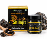 Ashtang Herbals Pure Himalayan Shilajit | Pure Shilajit Resin | Semi-Liquid Resin