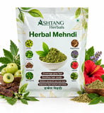 Ashtang Herbals Herbal Mehndi | Ayurvedic Herbal Hair Colour | With Amla, Brahmi, Bhringraj & Indigo