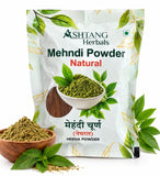 Ashtang Herbals Natural Mehndi Powder | 100% Pure Henna (Lawsonia inermis) | Herbal Hair Colour & Hair Care Powder