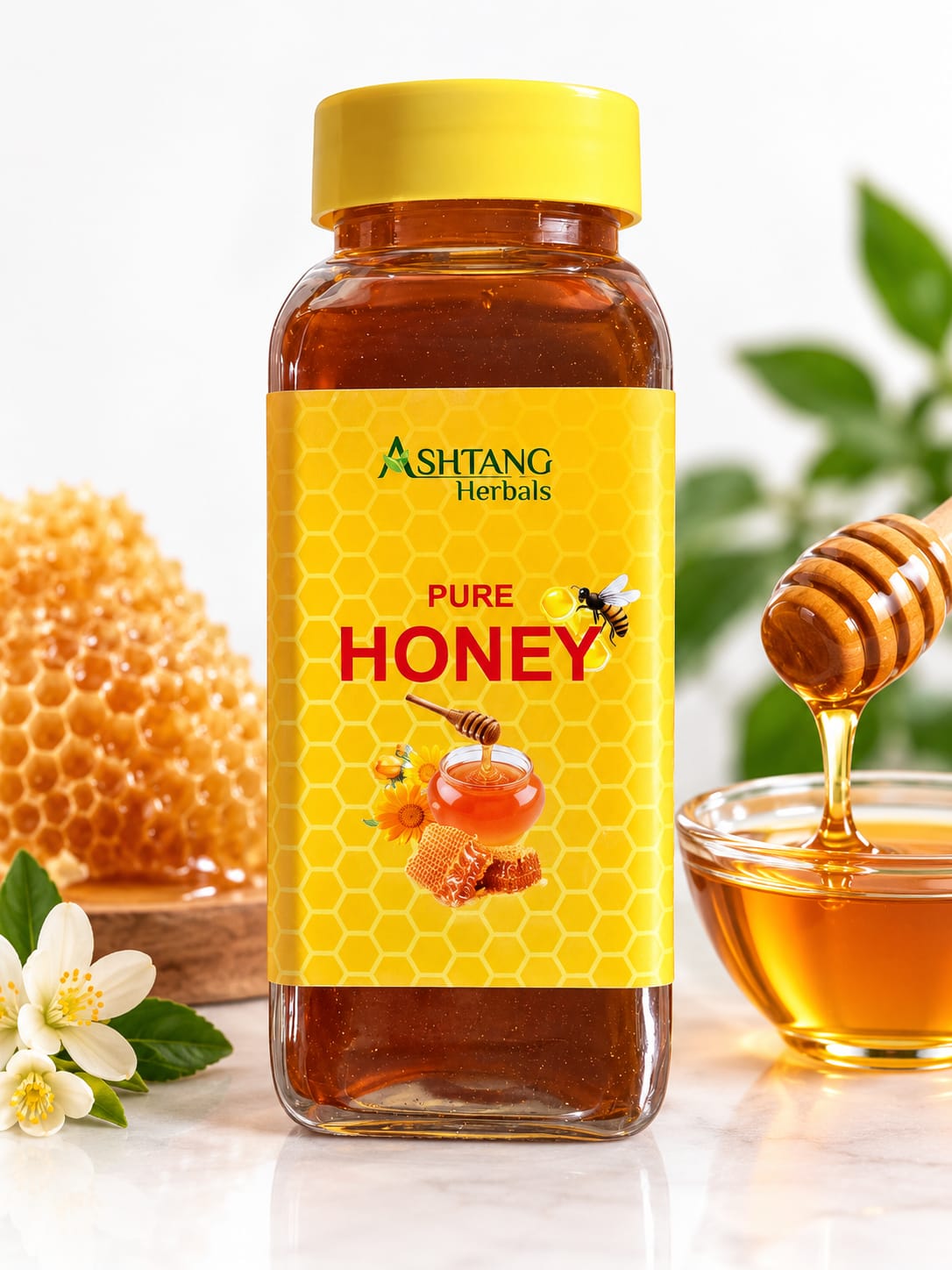 Ashtang Herbals Pure Honey | 100% Natural Honey